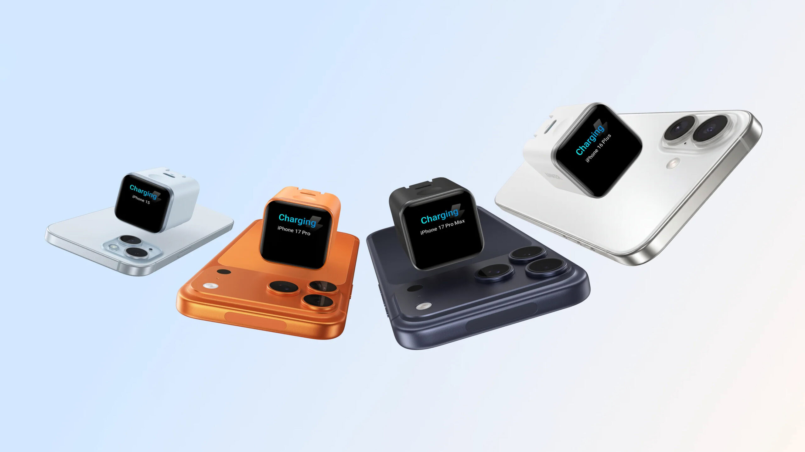 Cores do carregador Anker Nano 45W Cores do carregador Anker Nano 45W