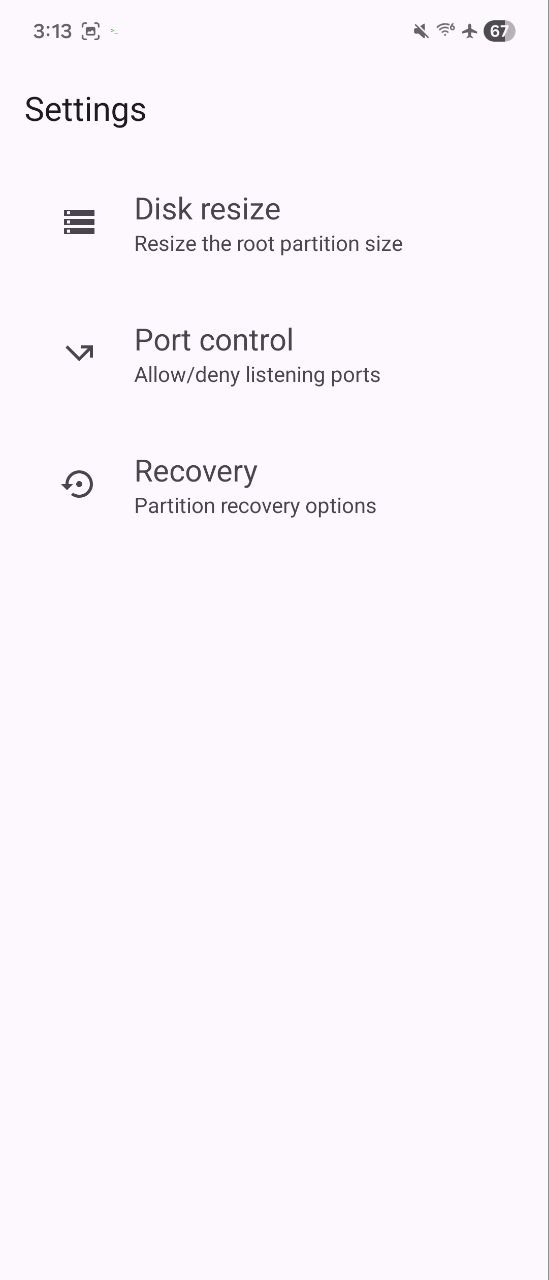 Controle deslizante de armazenamento do One UI 8 Linux Terminal Dylan H 1