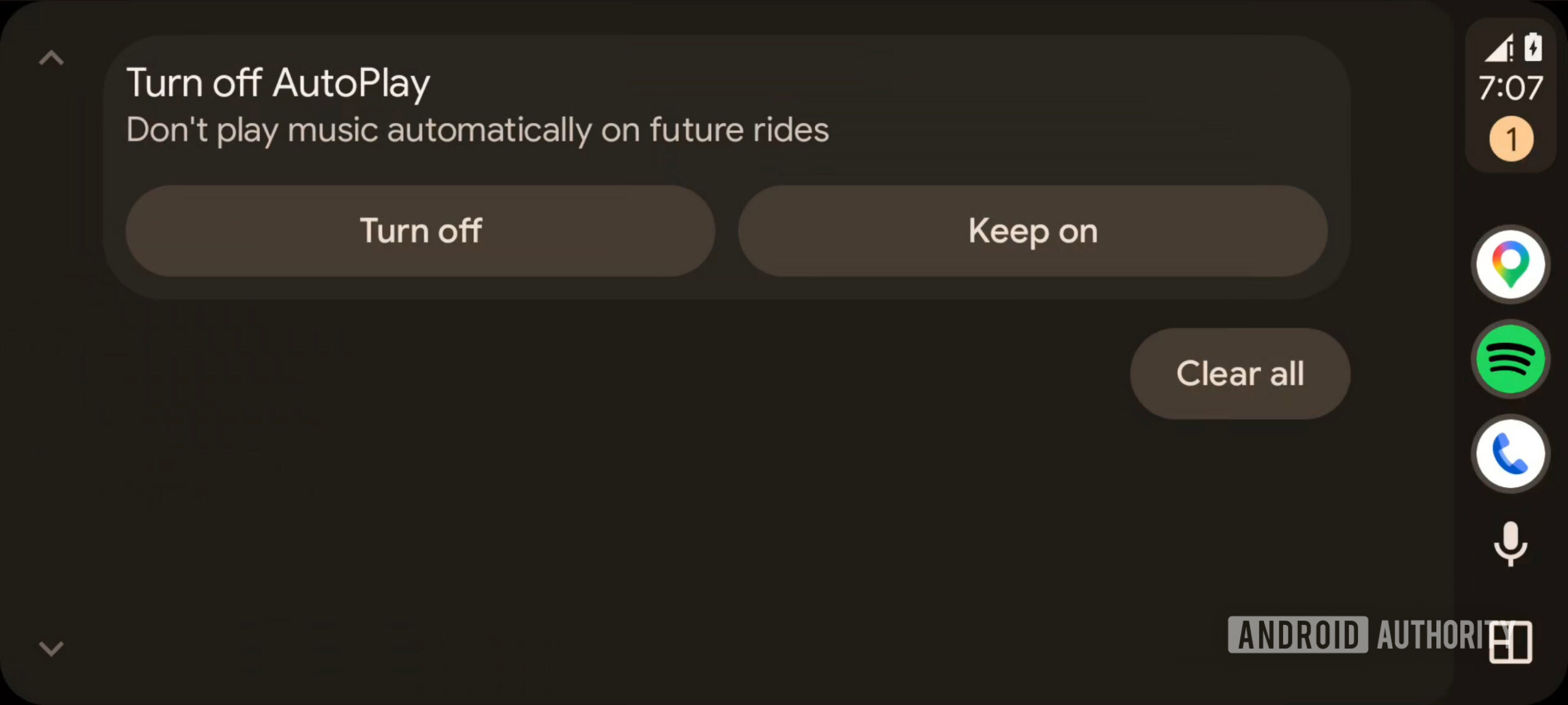 Notificação de reprodução automática do Android Auto AssembleDebug 2