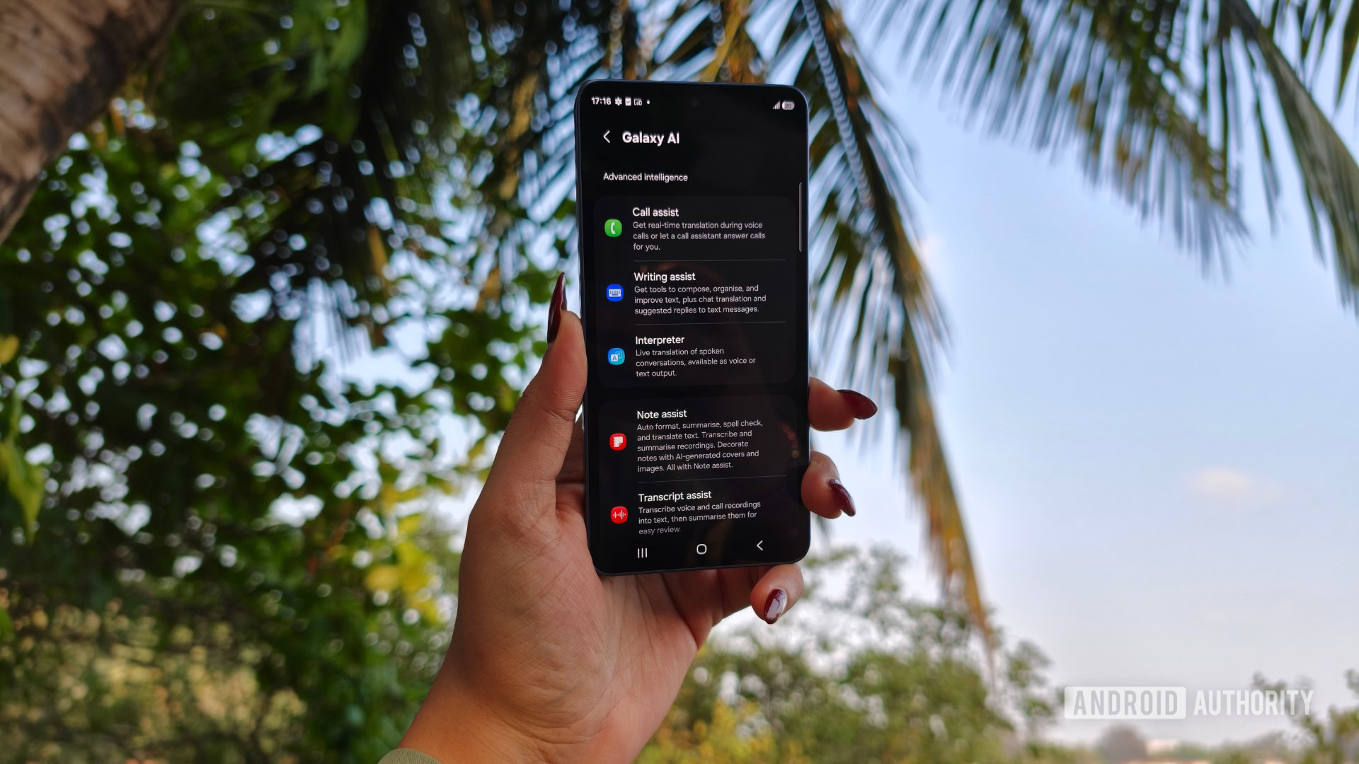 Design sem título Galaxy AI no Samsung Galaxy S26 Página de configurações do Galaxy AI no Samsung Galaxy S26.