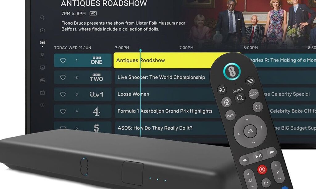 Freeview e Sky rivalizam com uma atualização de TV gratuita muito inteligente da EE