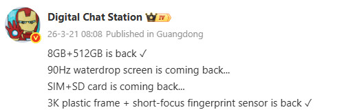 Mudanças no telefone 2026 Crise de RAM Estação de bate-papo digital