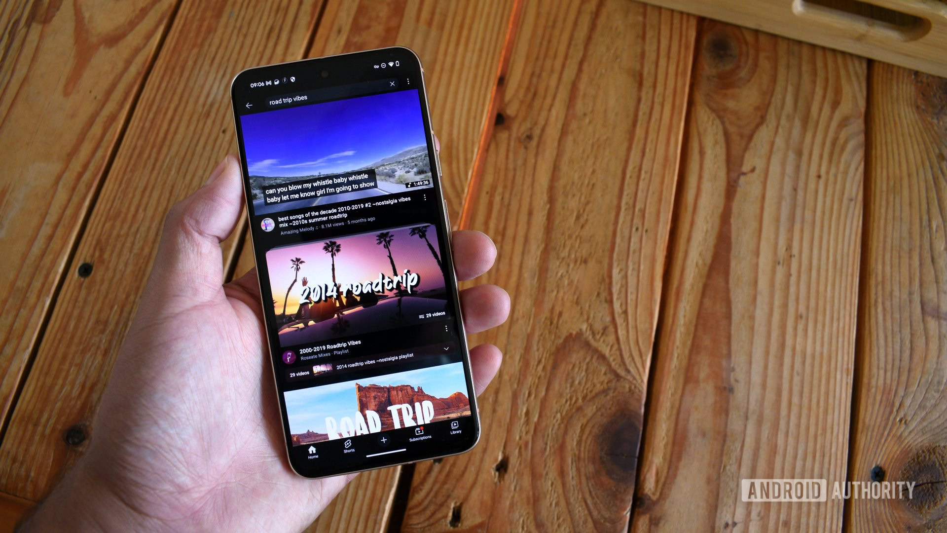 tela inicial do aplicativo Android do YouTube 1 tela inicial do aplicativo Android do YouTube 1