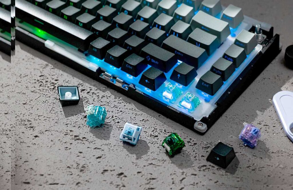 Os teclados TMR não funcionam como aquele em que você está digitando