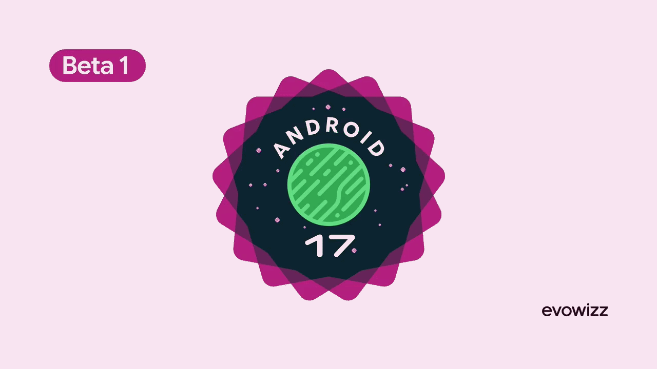 Mudança do logotipo do Android 17