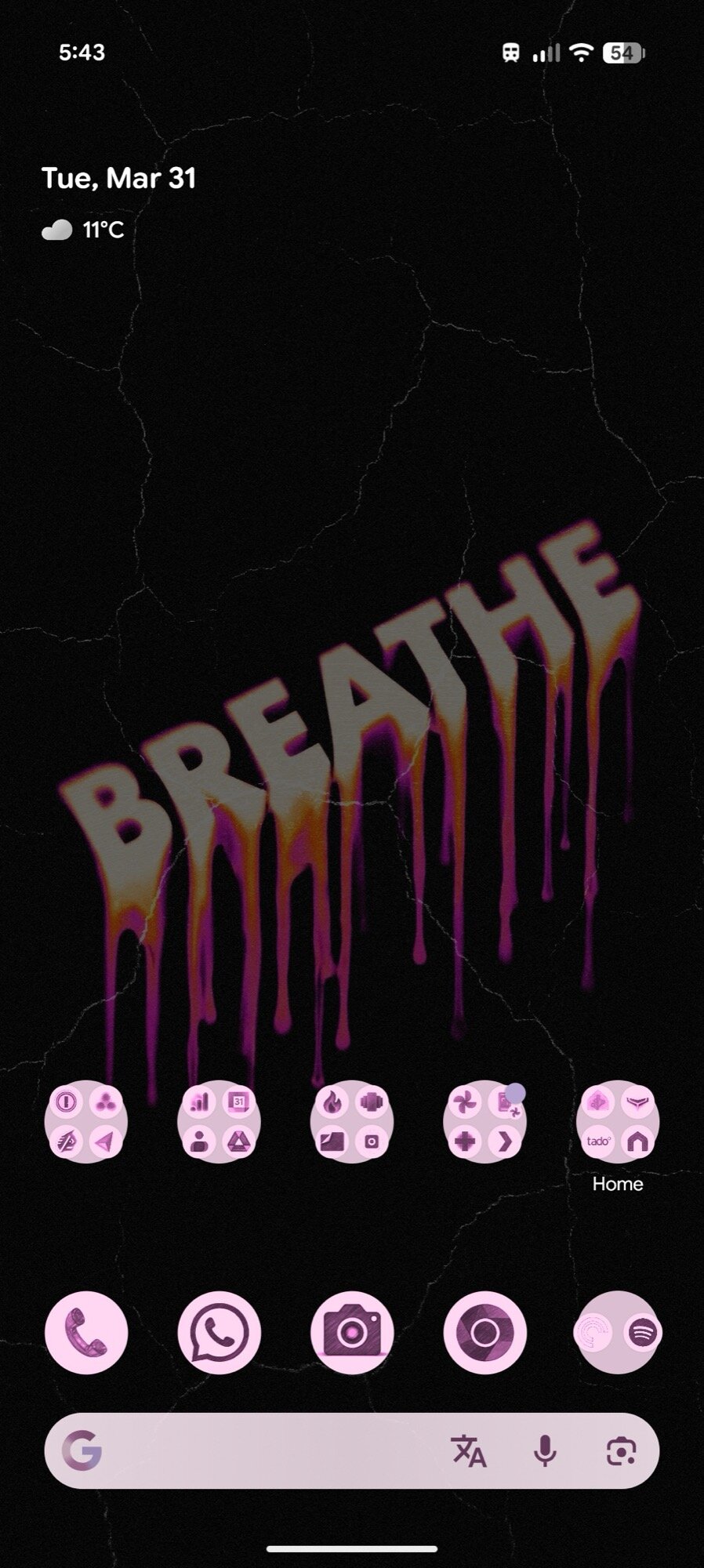 captura de tela pixel android modo de trânsito papel de parede escuro tela inicial