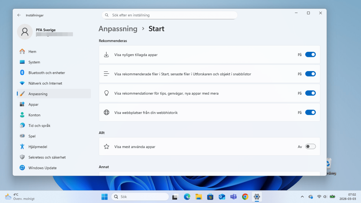 Windows, Windows 11, menu Iniciar, Iniciar