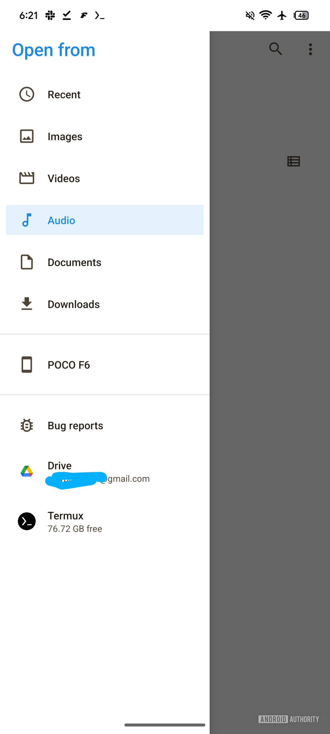 Seletor de arquivos normal ChatGPT