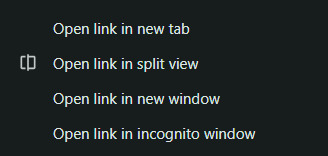 Visualização dividida do Chrome 2