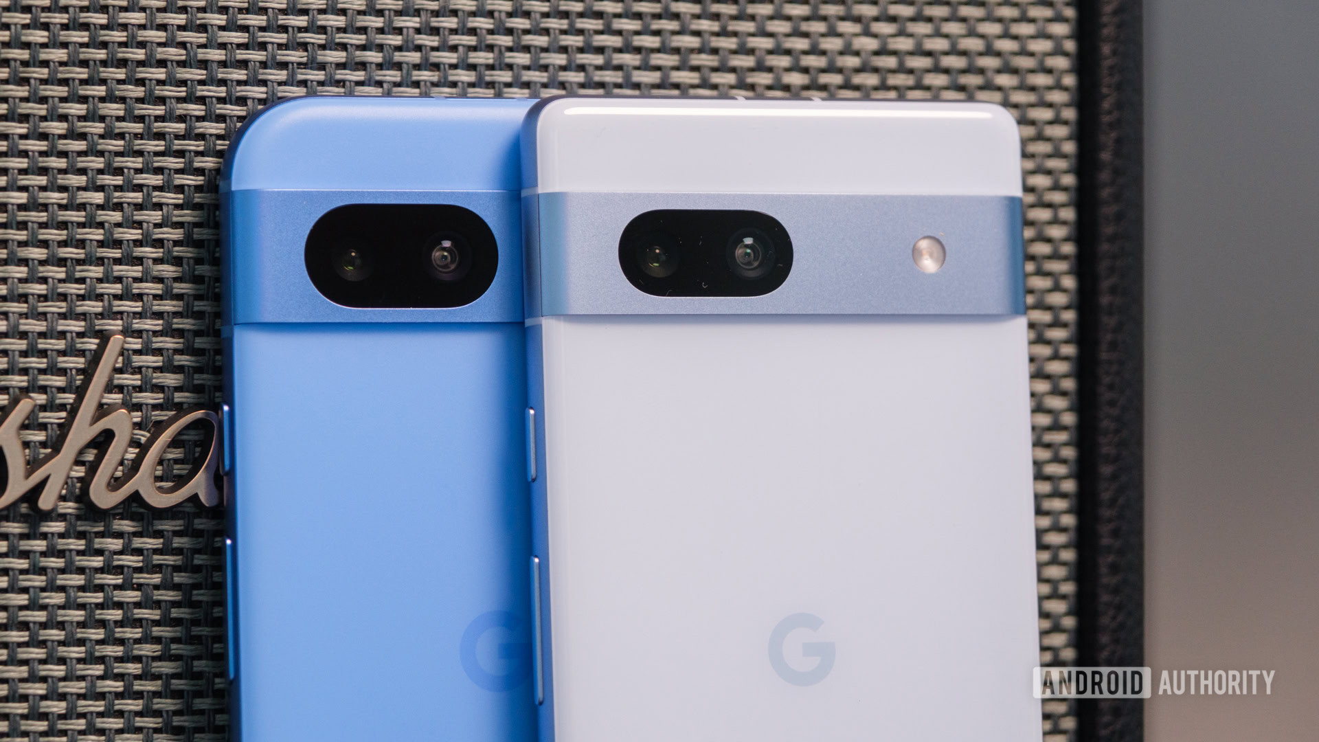 Câmeras Google Pixel 8a e Google Pixel 7a próximas