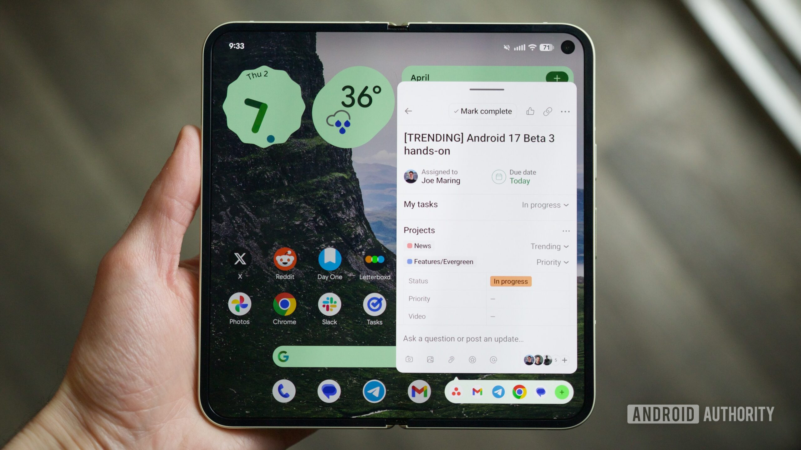 Bolhas de aplicativos no Android 17 Beta 3.