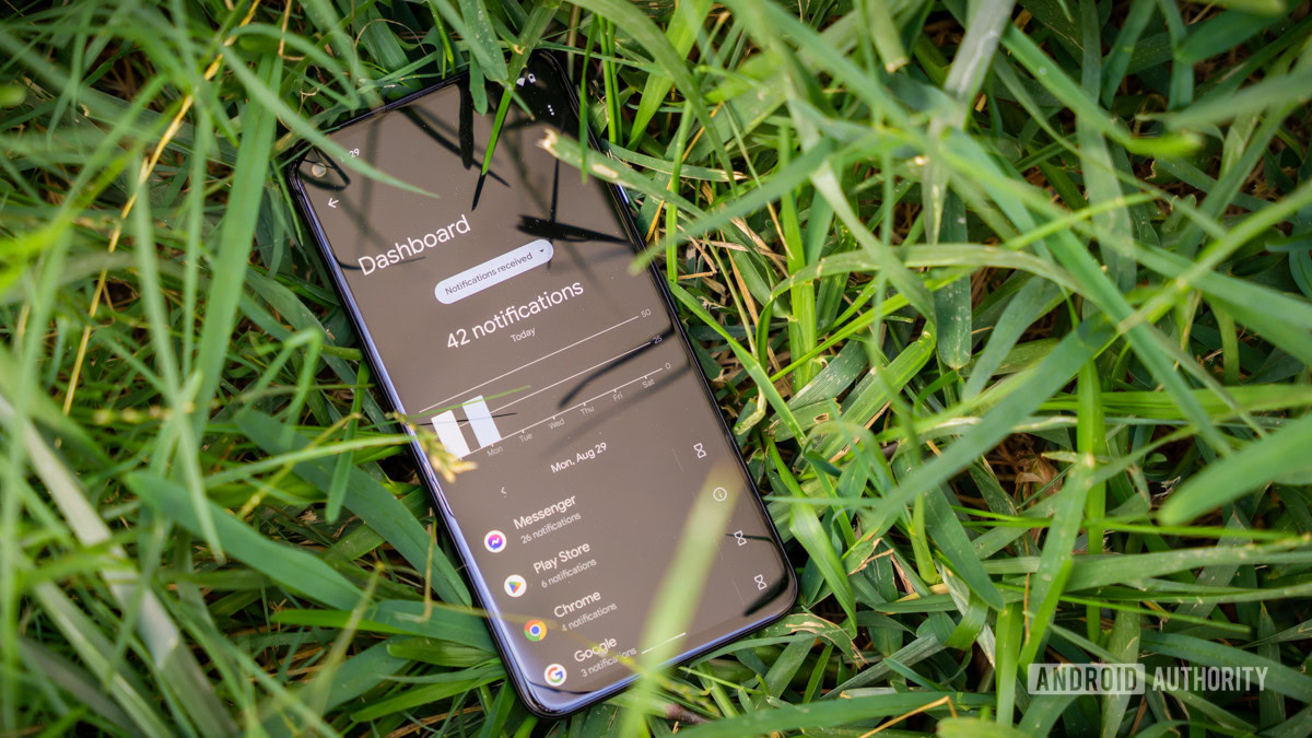 Foto de estoque 5 do bem-estar digital do Google