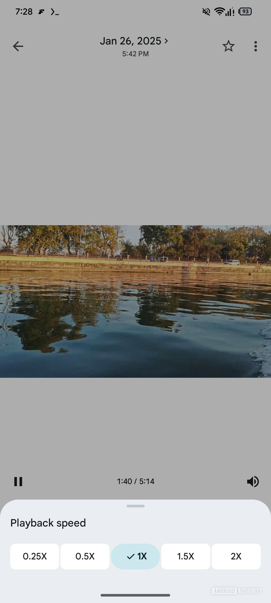 Opção de velocidade de reprodução do Google Fotos (2)