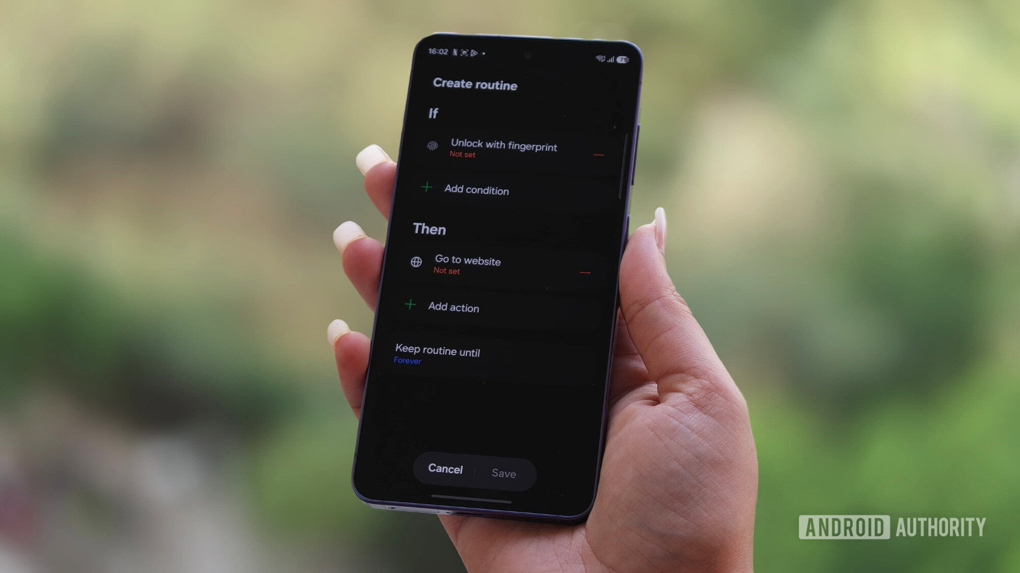 Crie uma rotina por meio do aplicativo Good Lock Crie uma rotina por meio do aplicativo Good Lock