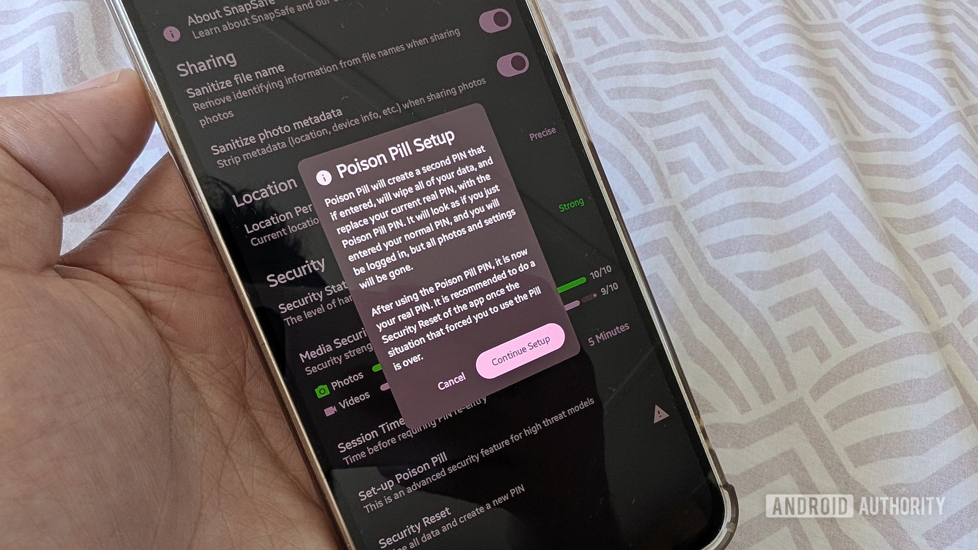 recursos da câmera snapsafe 4