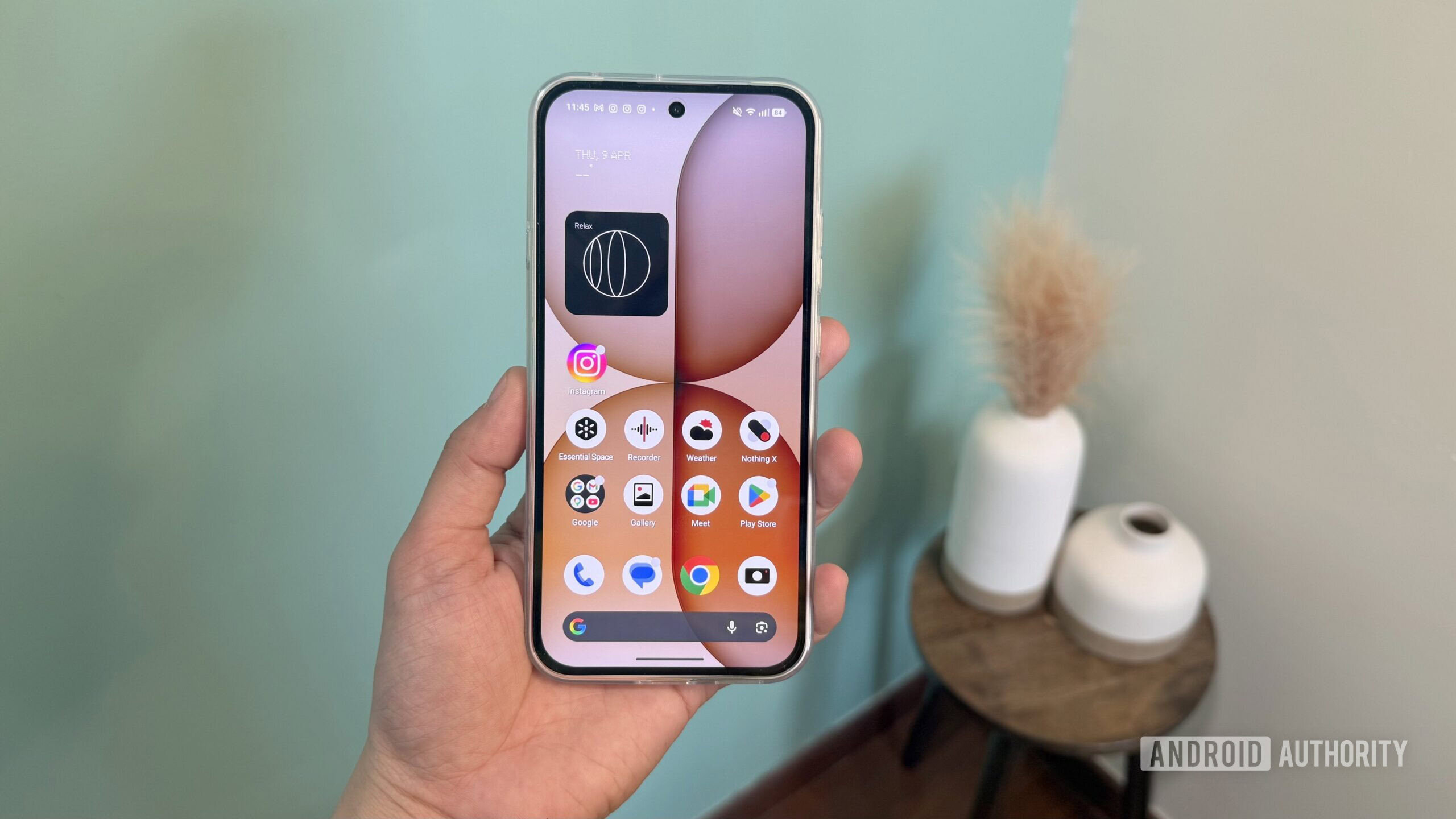 Nada de exibição do telefone 4a