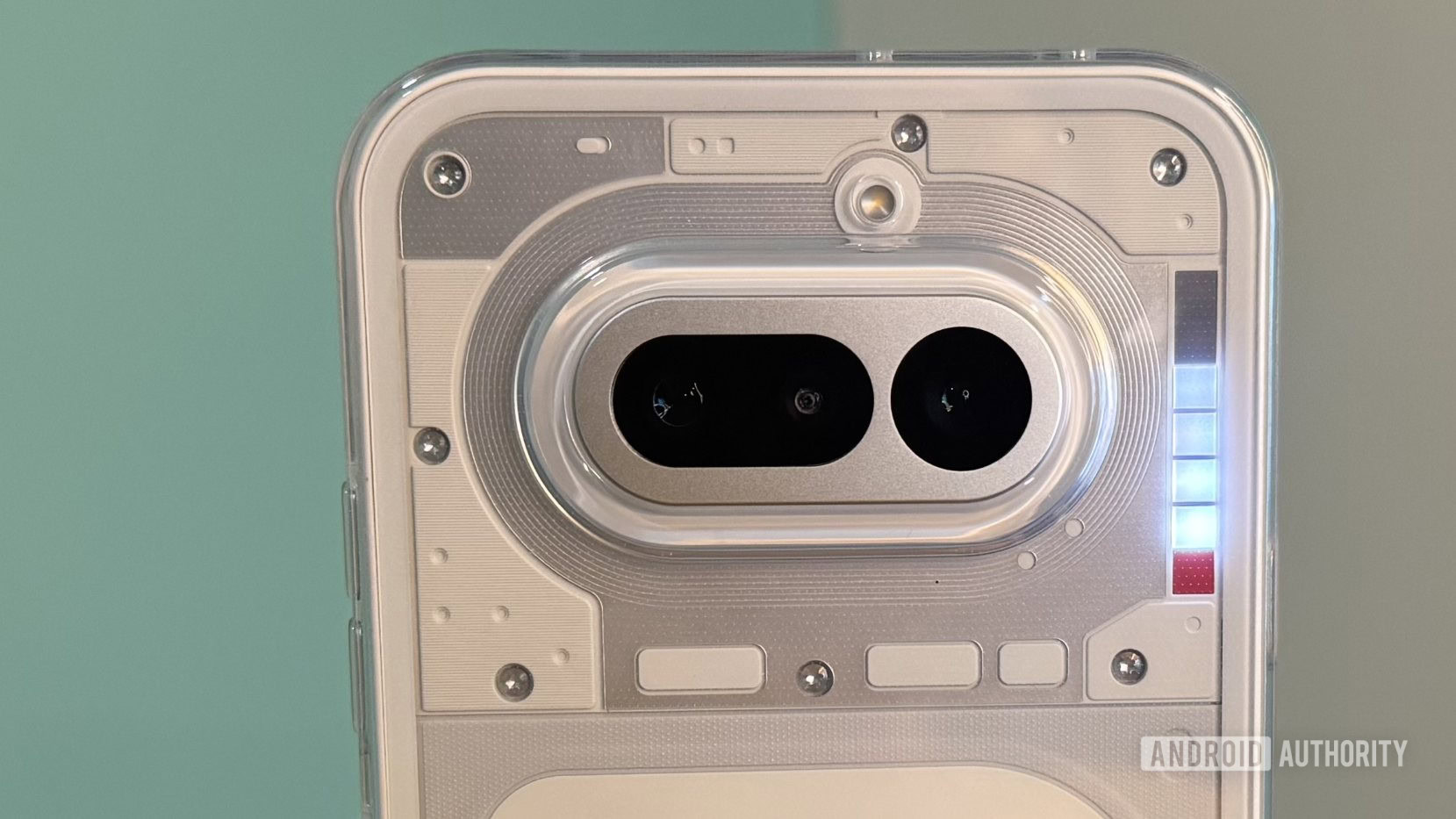 Barra de glifos do Nothing Phone 4a