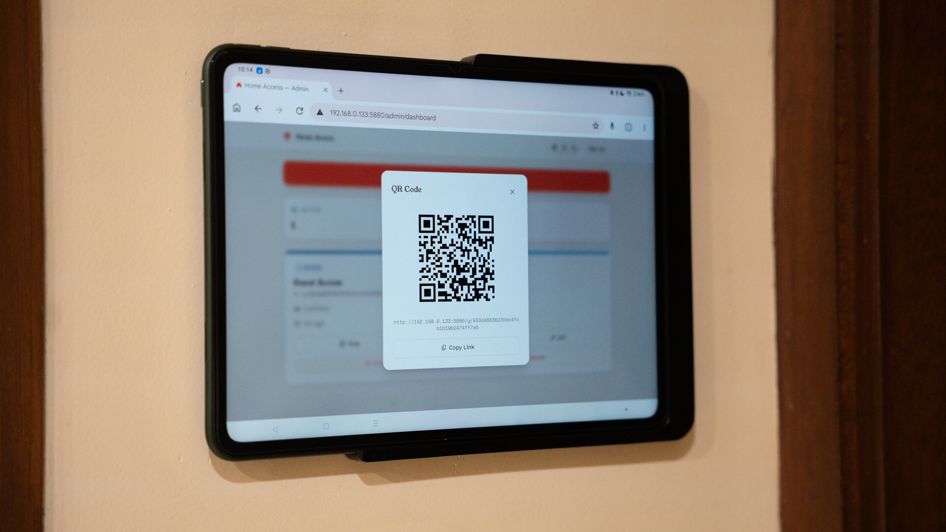código QR de acesso de convidado em casa inteligente código QR de acesso de convidado em casa inteligente