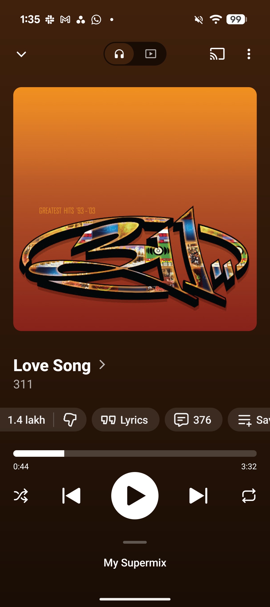 YTM novo agora em reprodução principal