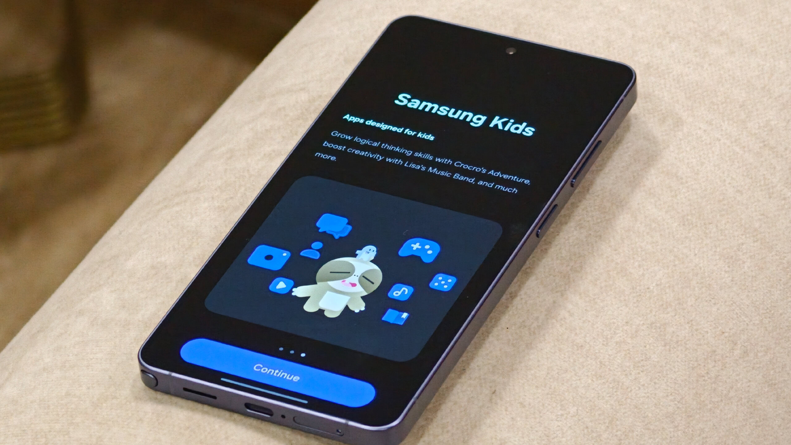 Configurando o aplicativo Samsung Kids em um dispositivo Galaxy
