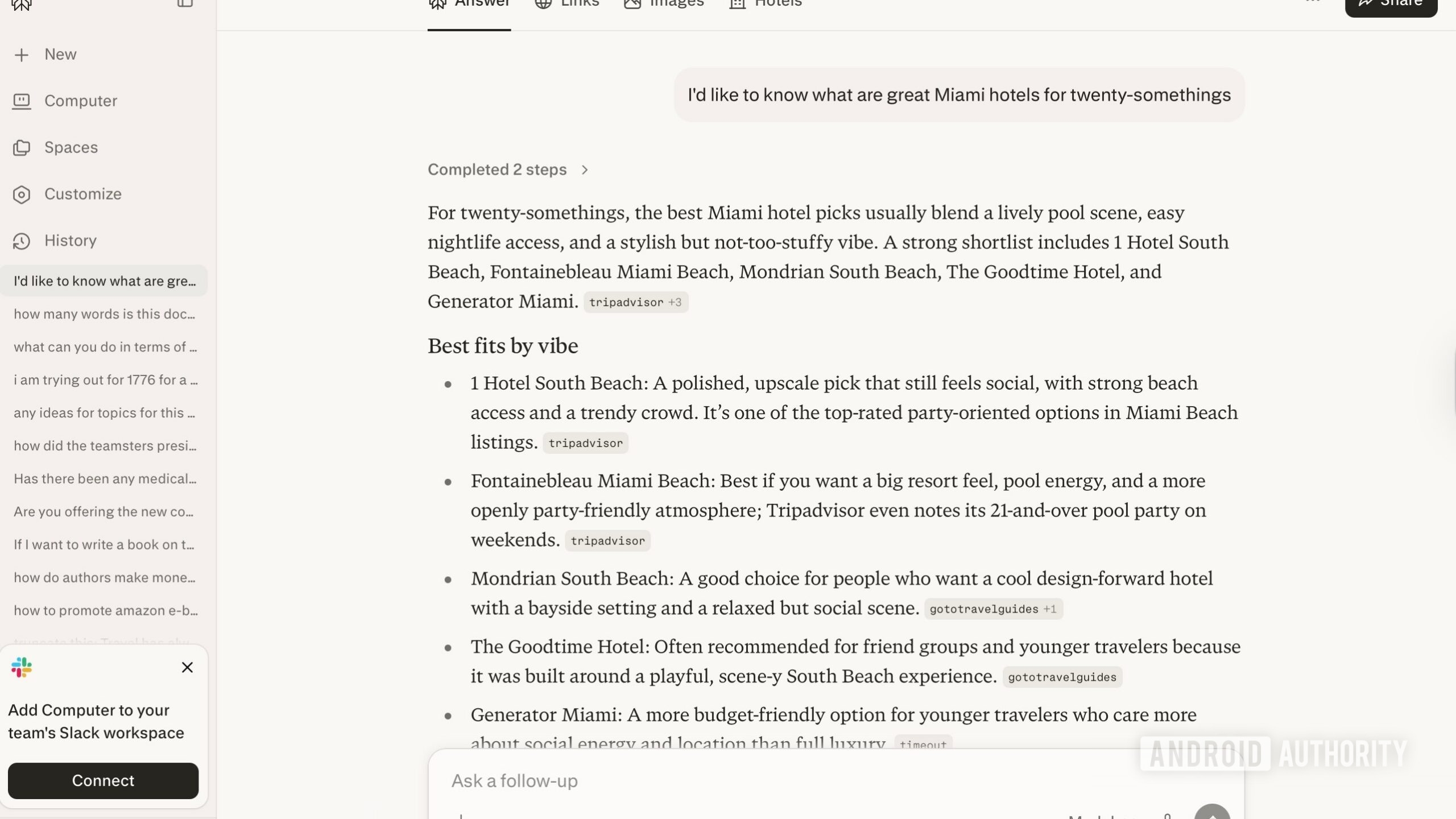 Exemplo de perplexidade