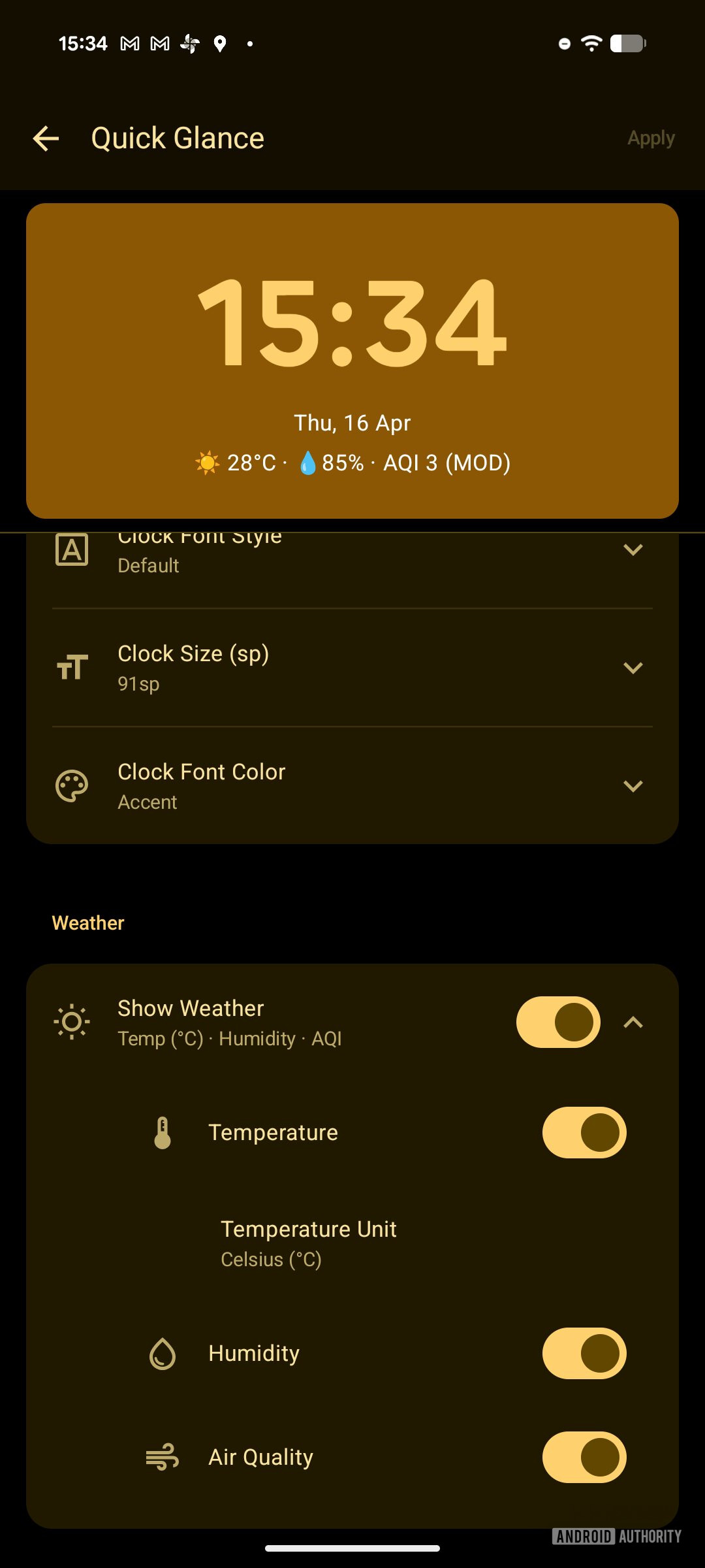 key launcher android launcher captura de tela configurações de visão rápida 1 012