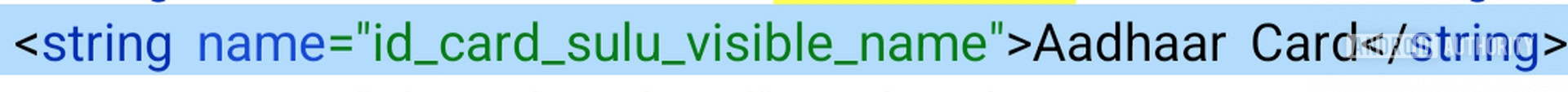Suporte para cartão Google Wallet Aadhaar