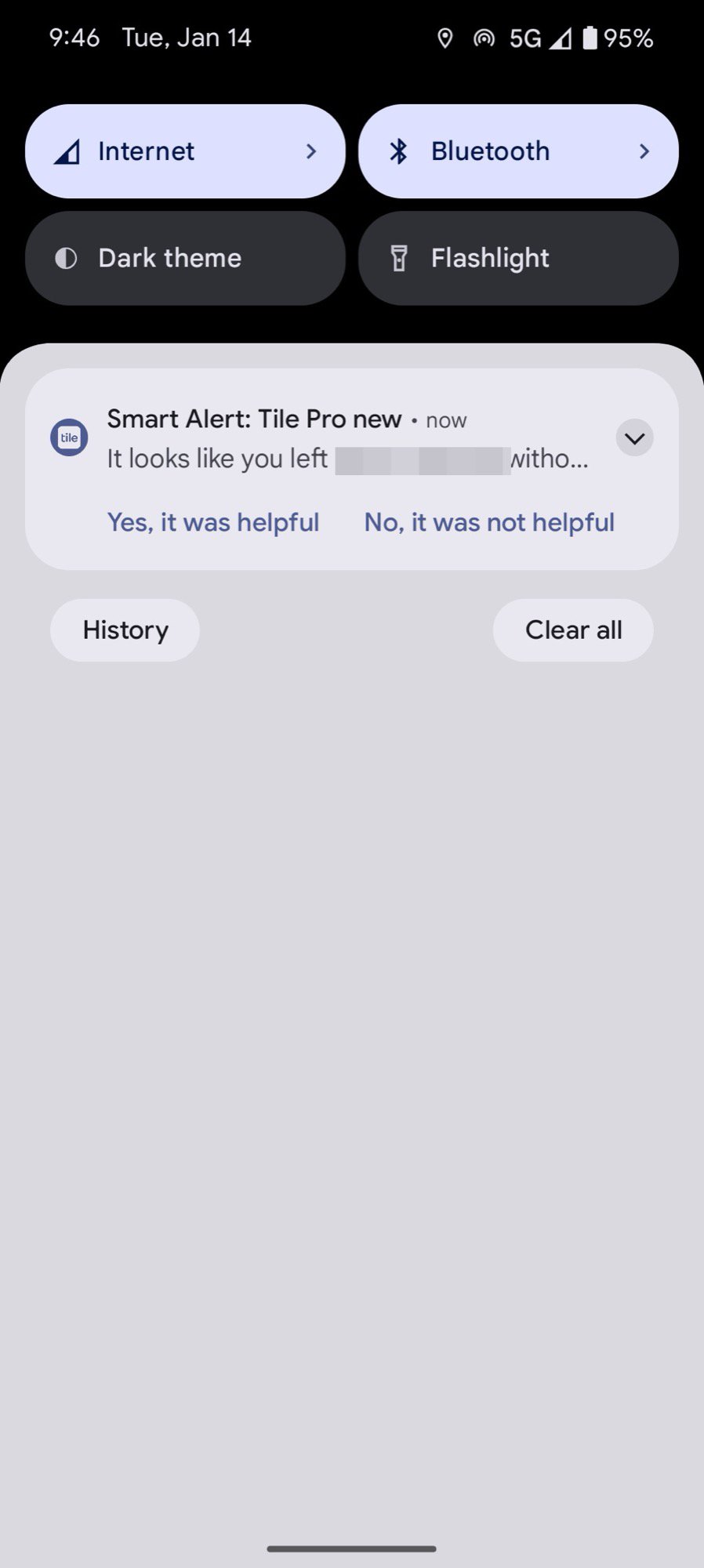 rastreadores bluetooth deixados para trás no bloco pro 2