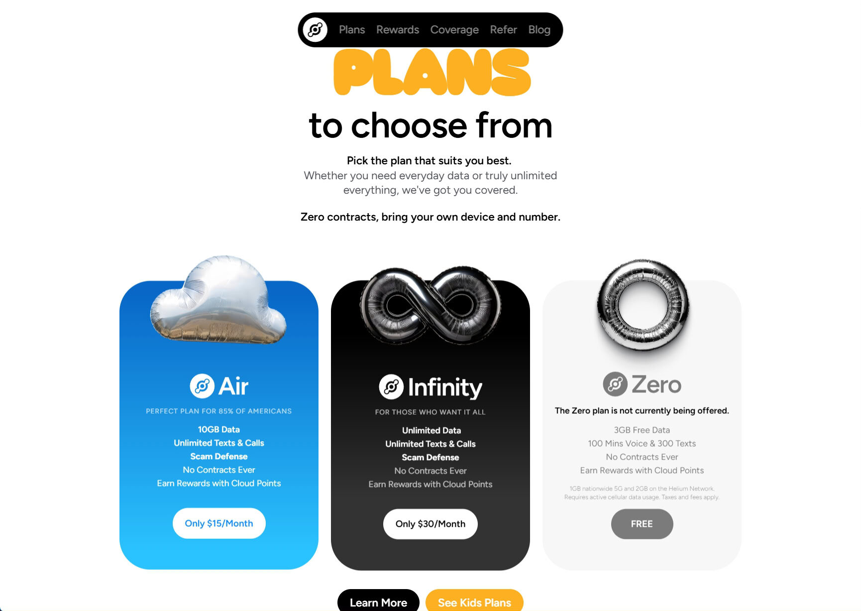Plano Helium Mobile Zero sendo descontinuado