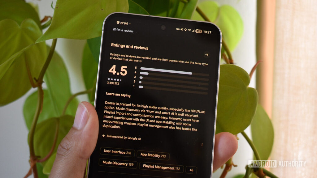 A atualização da Google Play Store eliminou silenciosamente um filtro de revisão útil