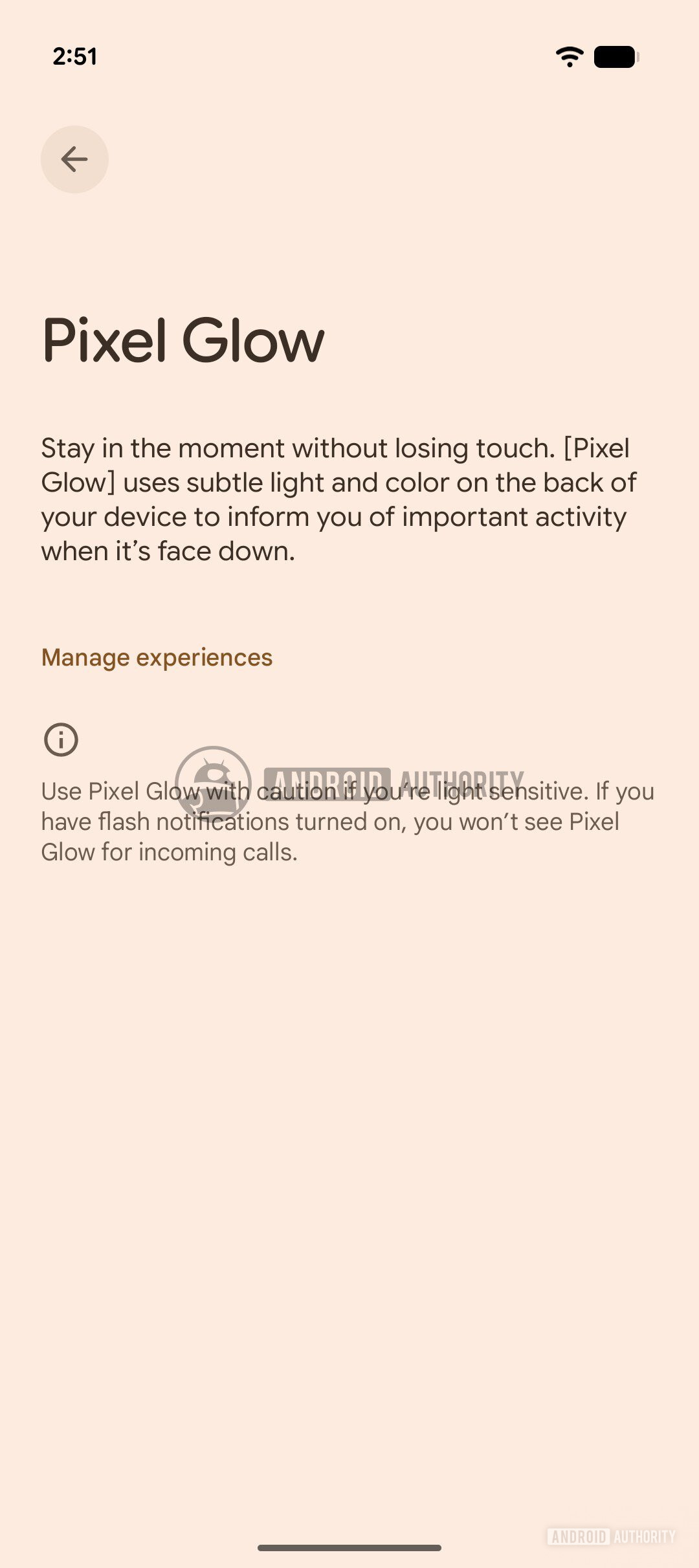 android 17 beta brilho de 4 pixels com marca d'água