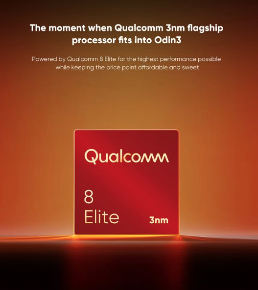 Listagem AYN Odin 3 Snapdragon 8 Elite