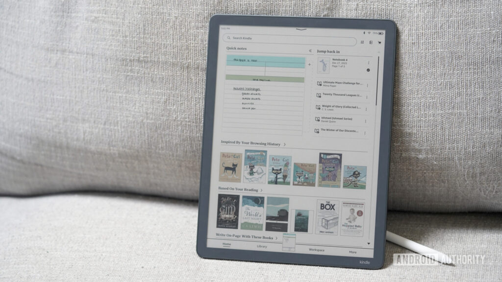 Amazon lança uma atualização do Kindle para corrigir a última