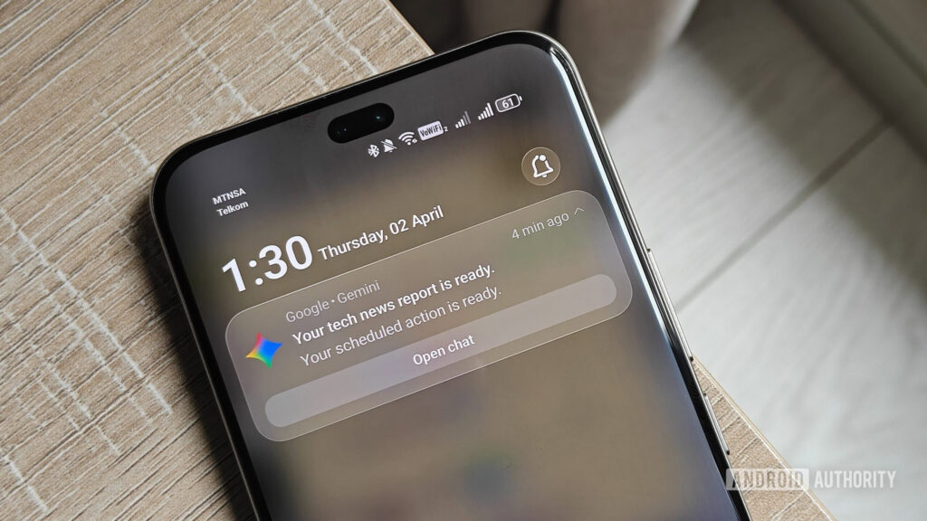 As ações agendadas do Gemini mudaram a forma como uso o aplicativo