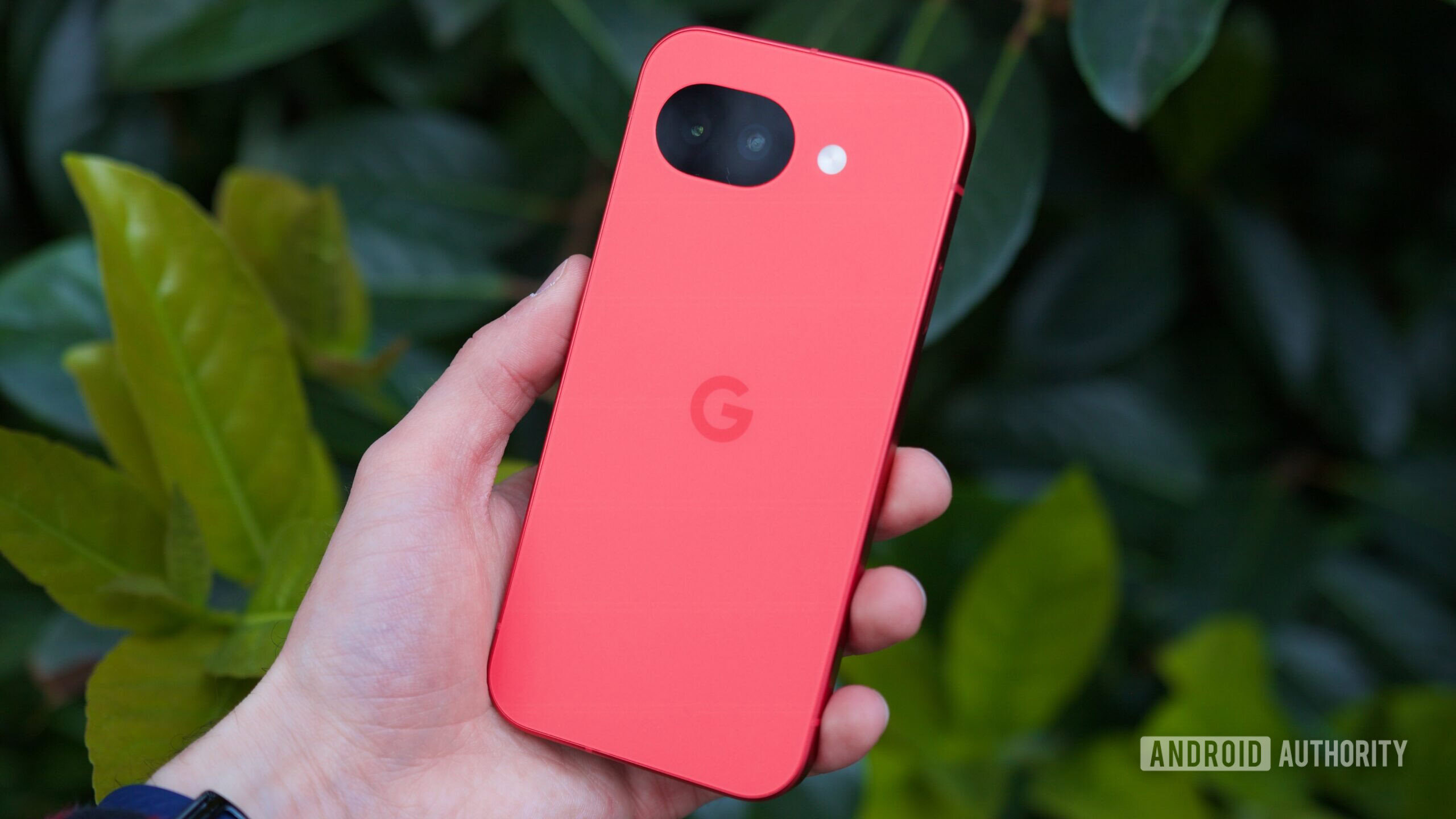 O Google Pixel 10a na cor Berry.