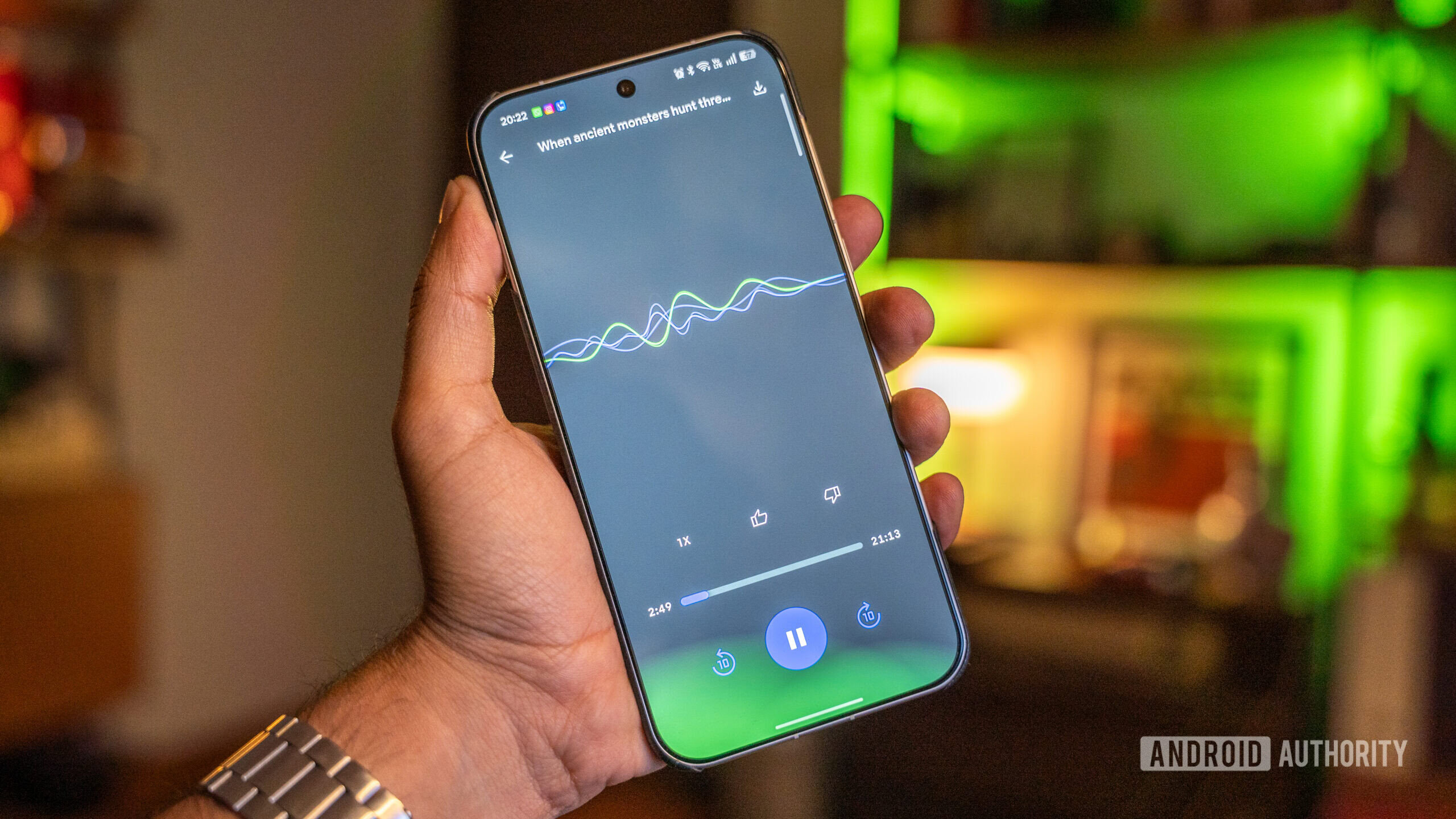 visão geral do áudio notebooklm