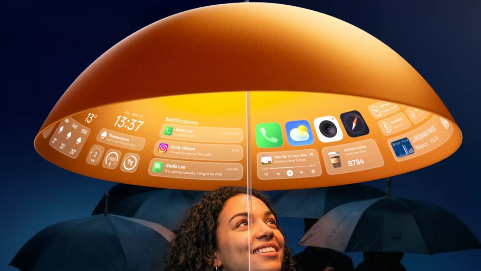 OPPO acaba de anunciar um guarda-chuva Android com tela 4K e propulsores!