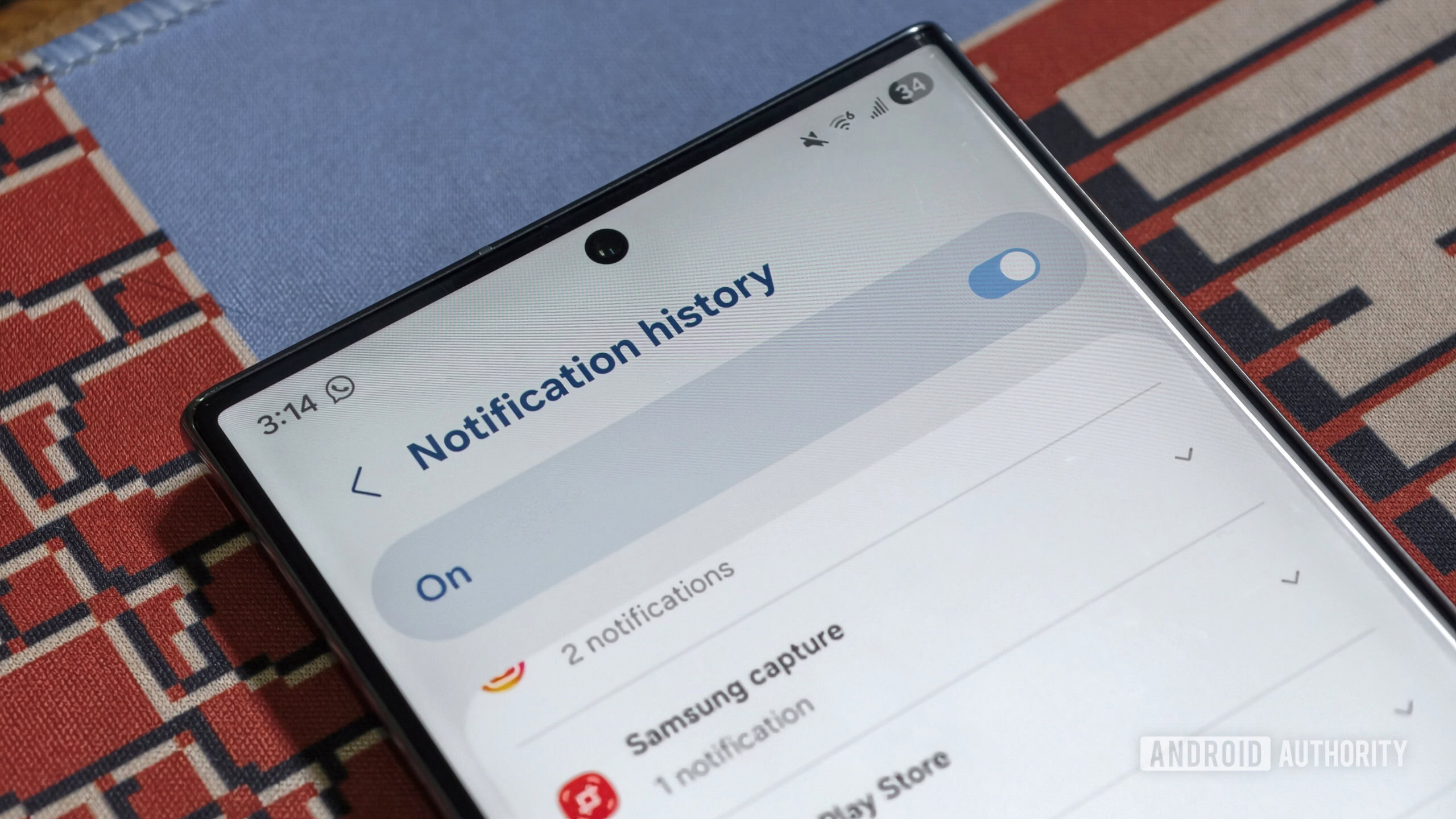 Histórico de notificações no Galaxy S23 Ultra Histórico de notificações no Galaxy S23 Ultra