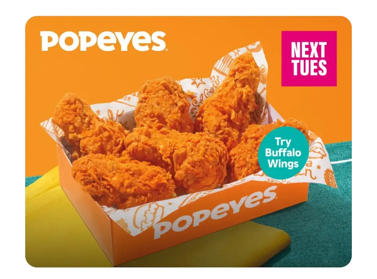 Oferta de frango Popeyes da T Mobile Oferta de frango Popeyes da T Mobile
