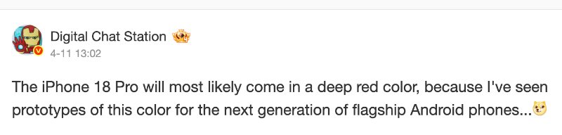 Vazamento do carro-chefe do Android DCS iPhone 18 Pro Deep Red Vazamento do carro-chefe do Android DCS iPhone 18 Pro Deep Red