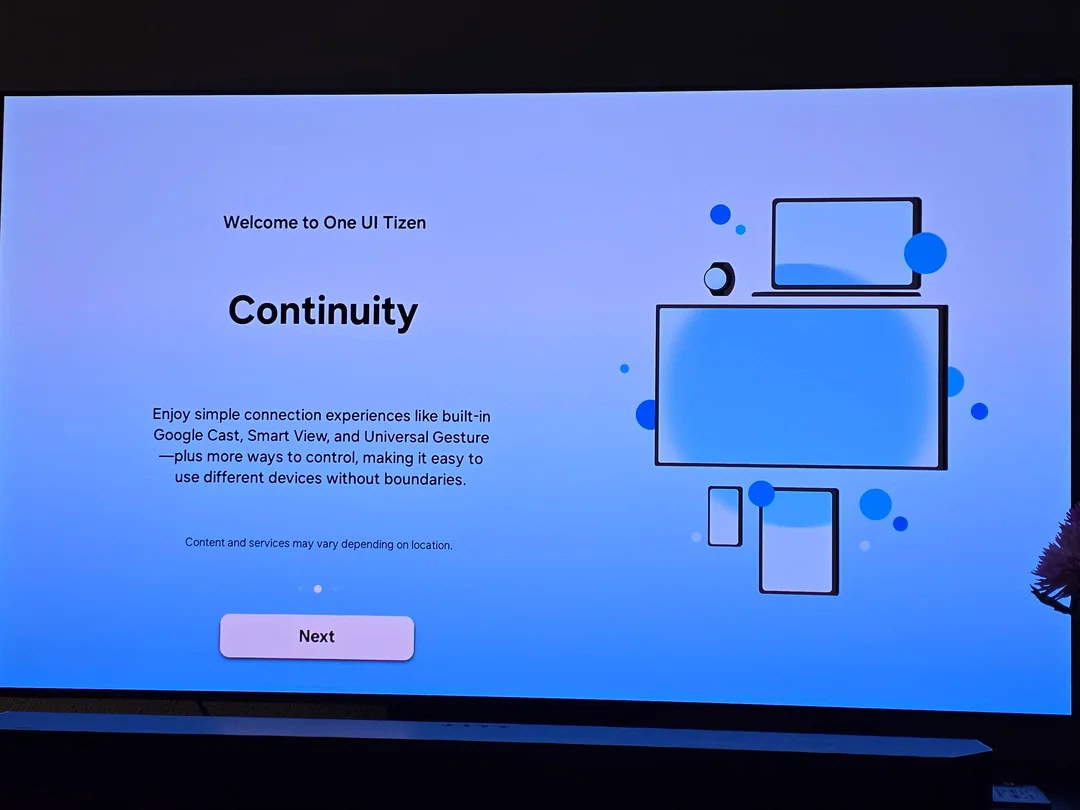Suporte para Samsung S90D Oled Google Cast 1