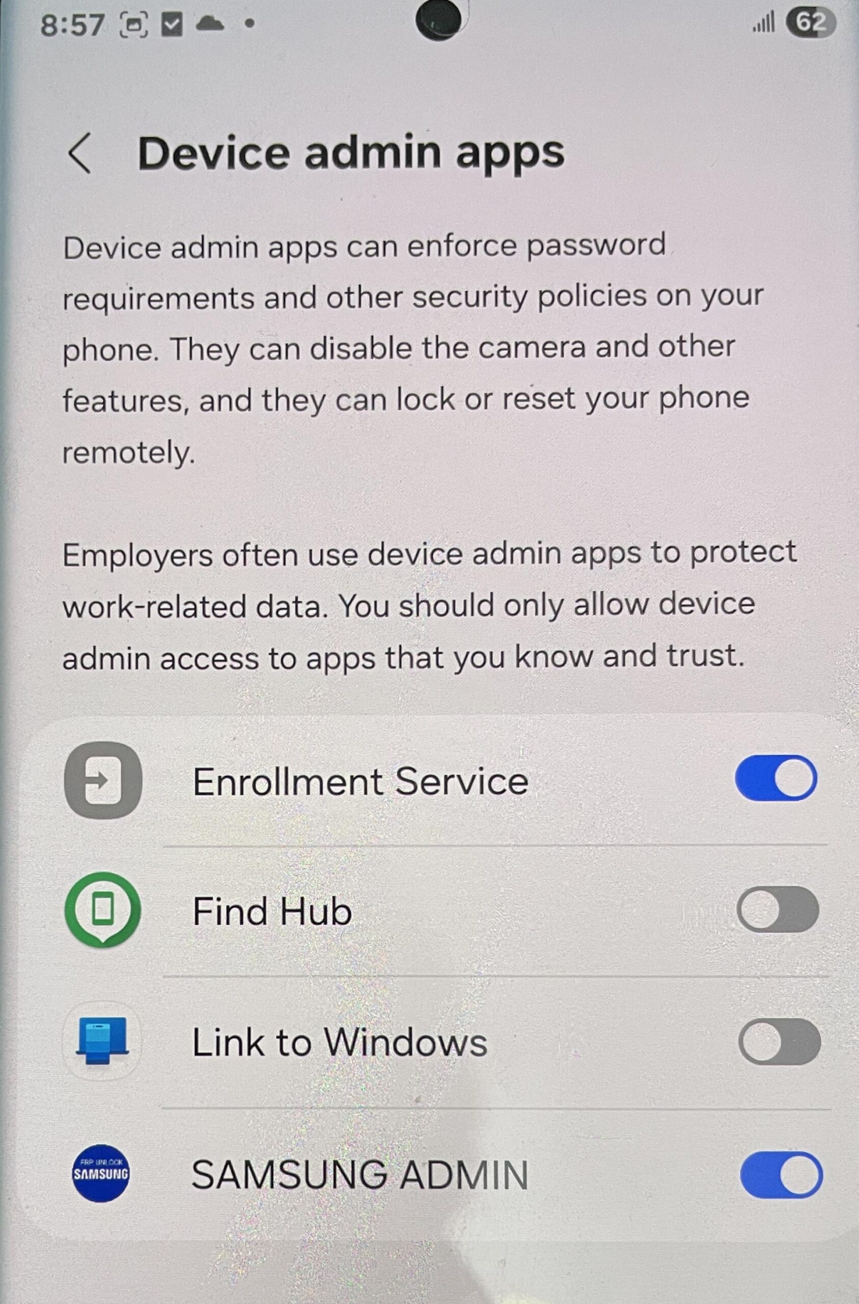 Galaxy S22 Ultra MDM bloqueado por aplicativos Numero LCC Device Admin Galaxy S22 Ultra MDM bloqueado por aplicativos Numero LCC Device Admin