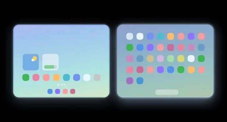 gráfico de formato largo one ui z fold